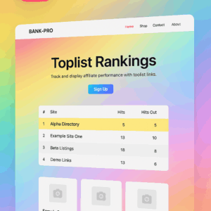 Bank Pro Top Multicolor Premium