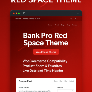 Red Space Theme Premium